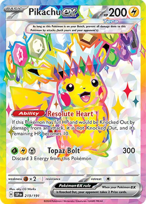 Pikachu EX Rainbow